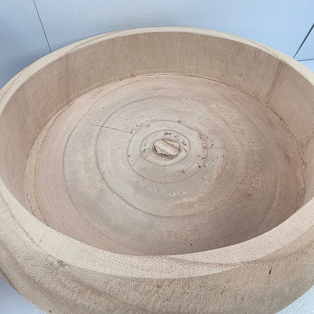Creative Co Op‎ Wood Grain Round Tortilla Warmer